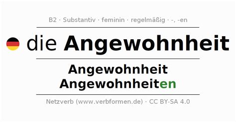 angewohnheit englisch|English translation of 'Angewohnheit' .